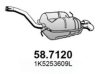 VW 1K5253609L End Silencer
